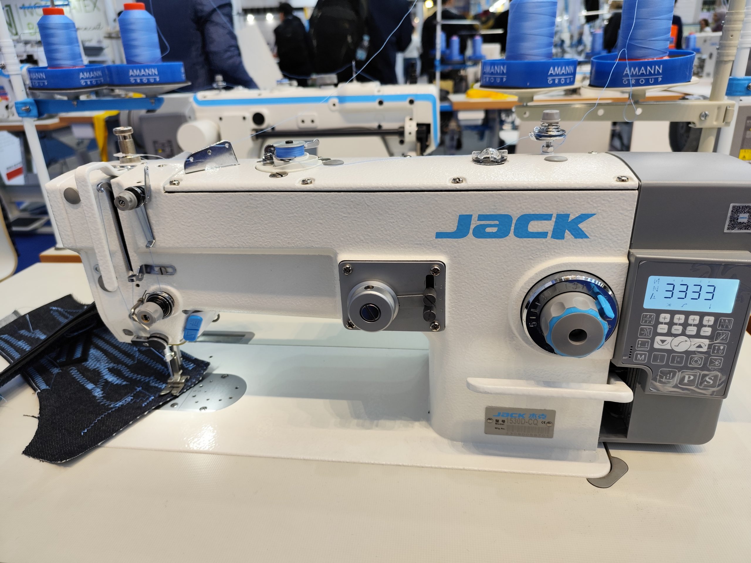 JACK, ZickZack mit Gradstich